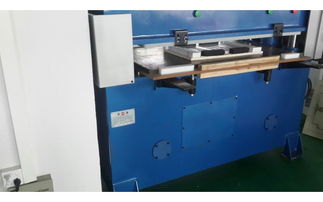 阳江阳东吸塑包装食品厂 40吨四柱油压裁断机及其出入口机的高效应用